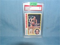 Rick Barry graded excellent 5 basketball card