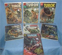 Group of early Turok son of stone comic books