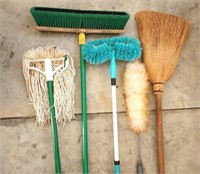 mops,brooms,duster