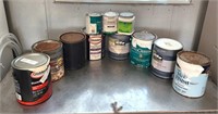 lot of used paint neutrals
