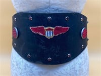 Vintage Leather Kidney Belt