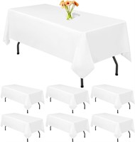 Teruntrue Tablecloth 6pk  60x102 White