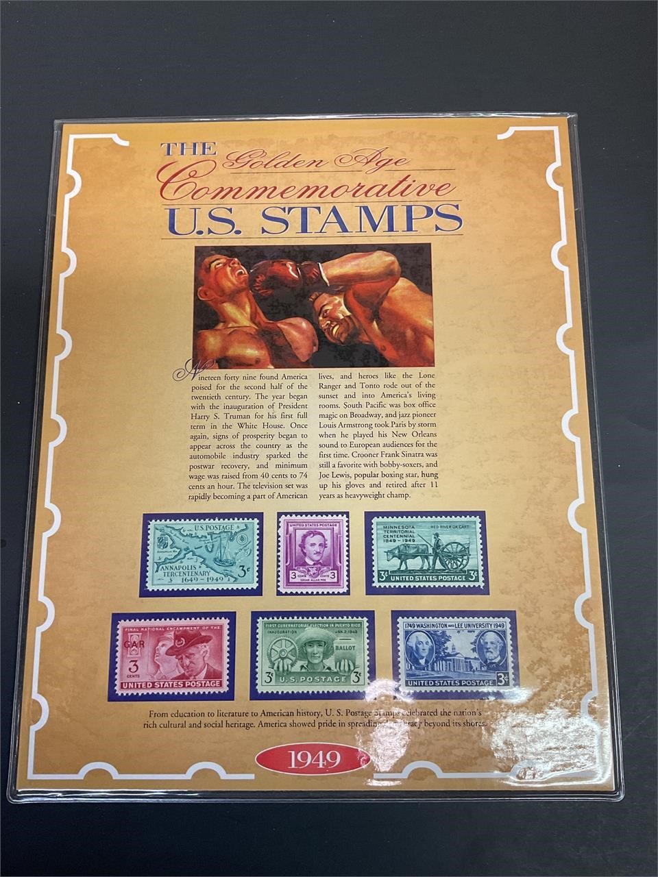 1949 Golden age commemorative stamps