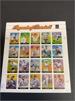 Legends of baseball stamps