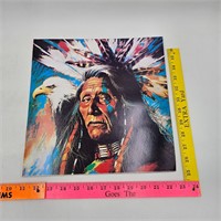 Indian Chief with Eagle Poster (90)