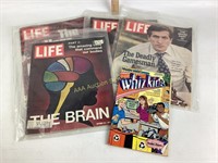 1970s Life magazine (4) and Whiz Kids comic book