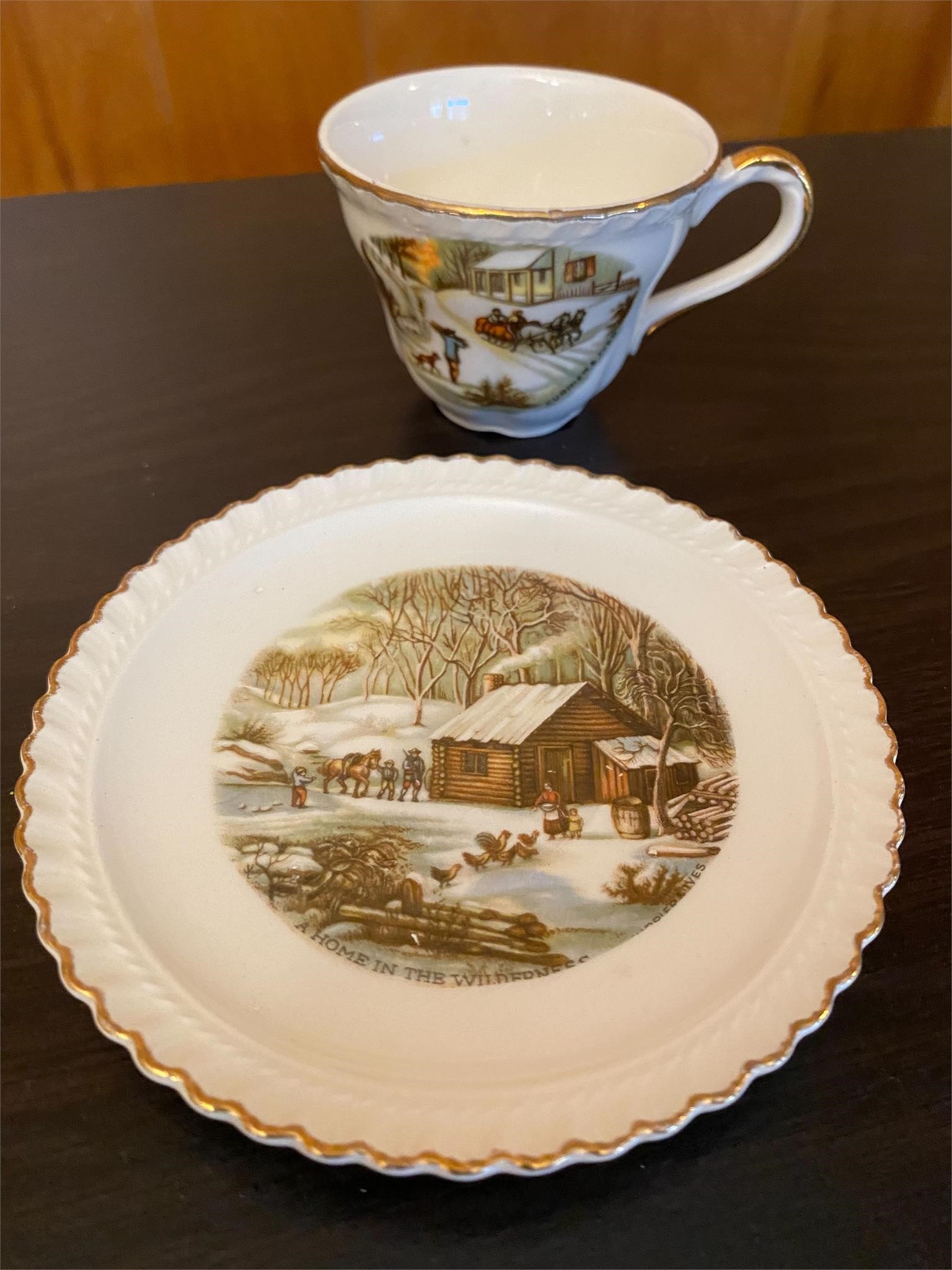 Currier & Ives: A Home in the Wilderness