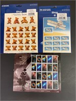 Collectible sheets of stamps