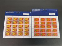 Lunar new dragon stamps