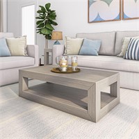 Plank+Beam Coffee Table  Solid Wood  48 Inch
