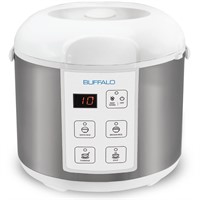 Buffalo Classic Rice Cooker with Clad Stainless St