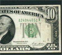 $10 1928 Federal Reserve Note CURRENCY
