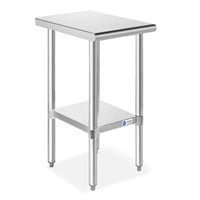 GRIDMANN Stainless Steel Work Table 12 x 24 Inches