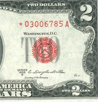 *STAR* $2 1953 United States Note CURRENCY