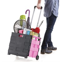 Inspired Living Ultra-Slim Rolling Collapsible Sto