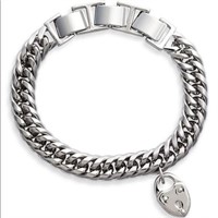 Stella & Dot Heart Lock Bracelet - NEW