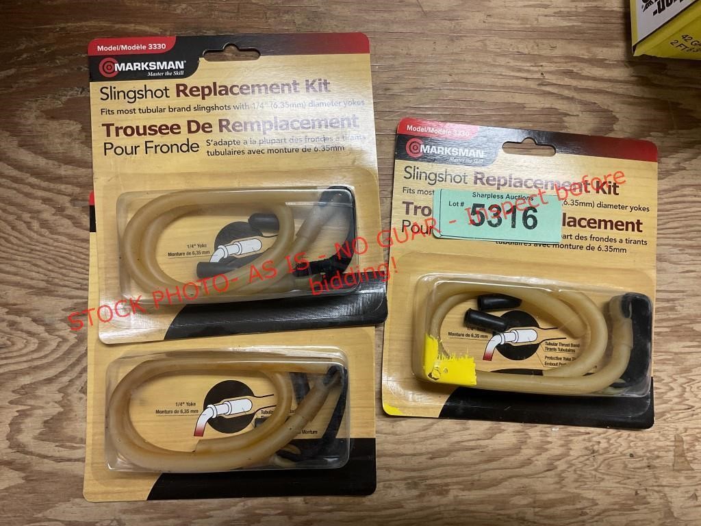 3ct..Marksman slingshot replacement kits