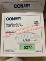 conair alarm clock radio with usb charging port