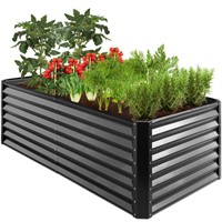 Best Choice Products 6x3x2ft Outdoor Metal Raised