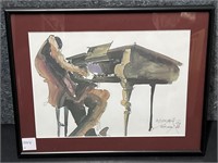 The Piano Player Signed Picture