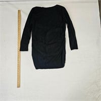 Black Long-Sleeved Pajama Shirt