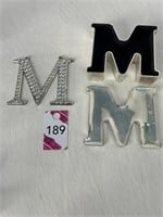 M Jewelry Box & Pendant