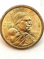 2000 D Sacagawea USA One Dollar Coin