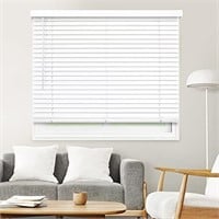 CHICOLOGY Faux Wood Blinds , Window Blinds , Wood