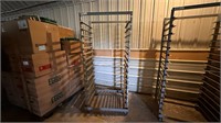 Upright cooler cart w/no trays