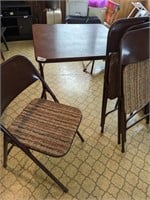 Samsonite Card Table & (4) Chairs Set