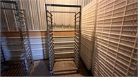 Upright cooler cart w/no trays