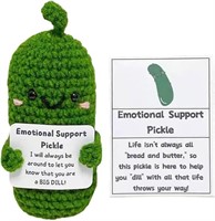 NEW! Funny Emotional Support Pickle with Positive
