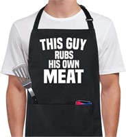 NEW! Xornis 100% Cotton Funny Apron with 2