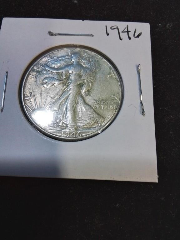 1946 silver half dollar