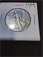 1934 silver half dollar