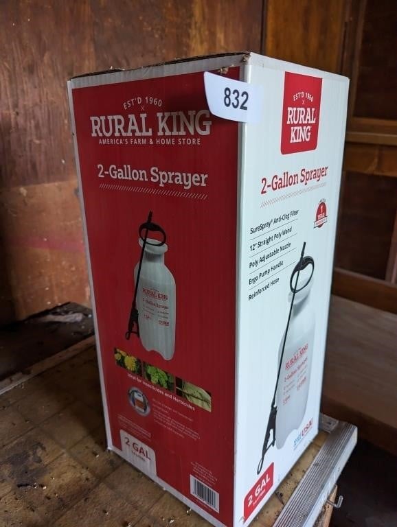 BRAND NEW In Box 2-Gallon Sprayer from Rural King