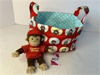 Curious George with Bag