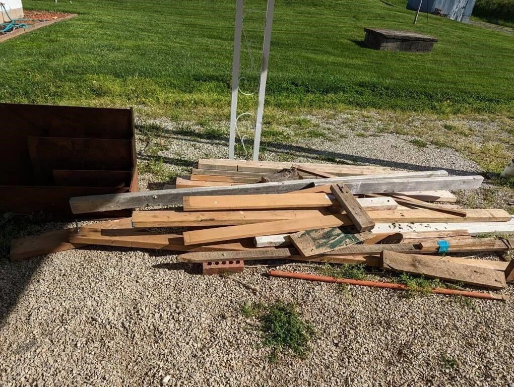 Pile of Scrap Lumber