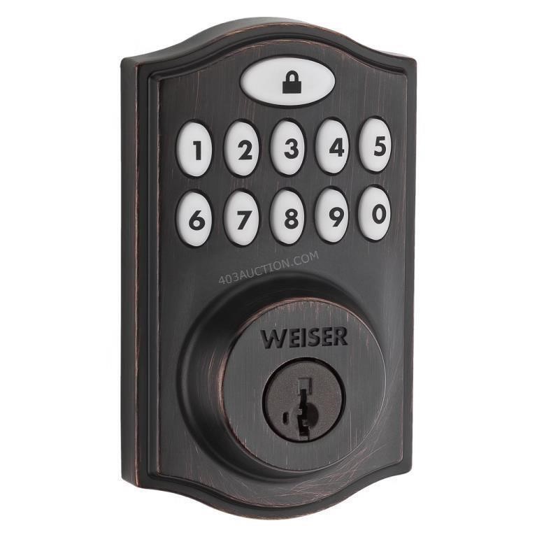 Weiser SmartCode 10 Deadbolt Lock - NEW $220