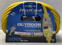 100ft Roll of Flexicord 14AWG Extension Cord NEW