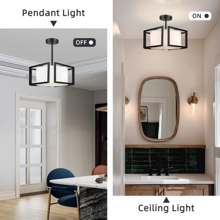 $214 Modern Ceiling Light Fixture - Easric Semi