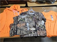 NEW Clothes Camo & Orange Safety XL - 2XL