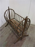 Vintage Wooden Cradle