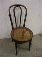 Wooden Chair w/ Caned Seat