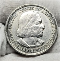 1893 Columbian Half Dollar AU