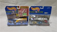 2 new sealed hotwheels micro planet sets
