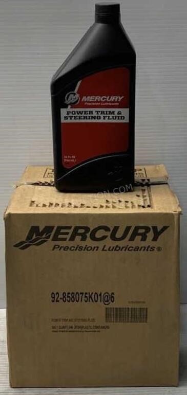 6 Bottles of Mercury Power Trim&Steering Fluid NEW