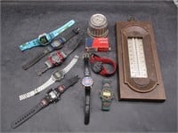 Watches, 22 Ammo, Thermometer