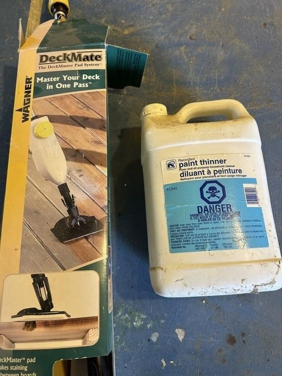 Deck Mate Brush & Paint Thinner
