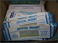 Crystal Stamp Mounts, Plate Block Holders